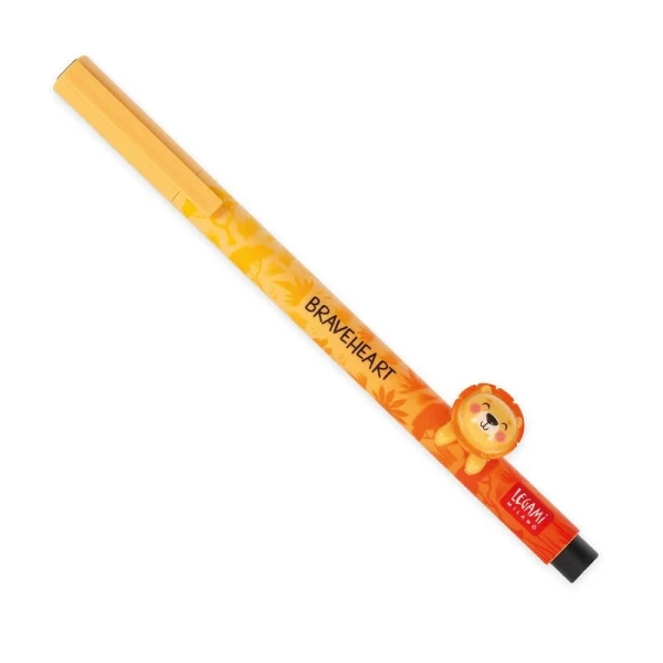 LEGAMI GEL PEN WITH ANIMAL LOVELY FRIENDS - LION
