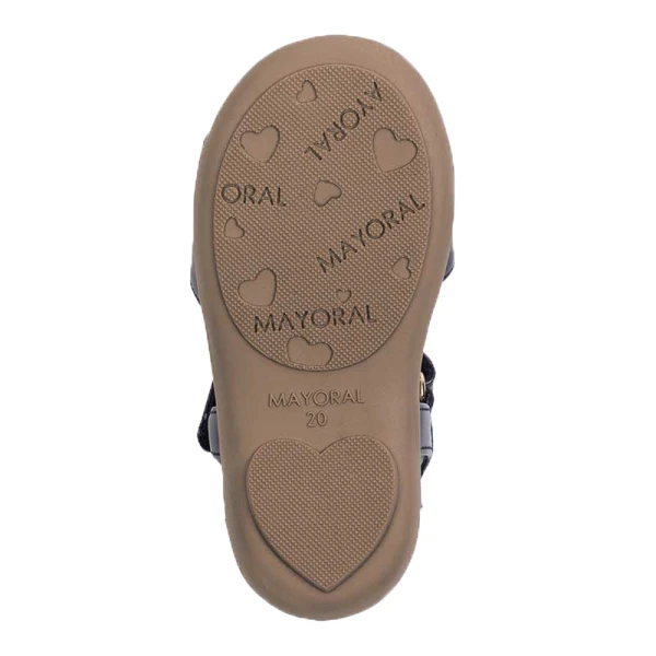 MAYORAL SANDALS PATENT LEATHER NAVY BLUE
