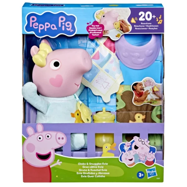 PEPPA PIG ΚΟΥΚΛΑ PEPPA OINKS AND SNUGGLES