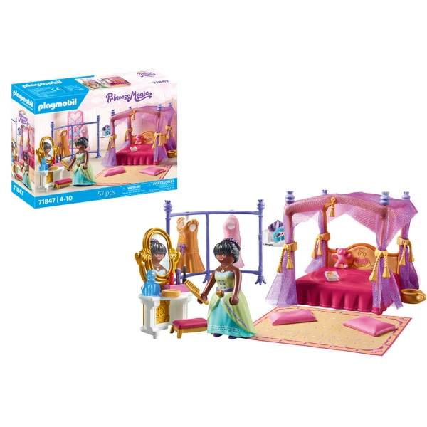 PLAYMOBIL PRINCESS MAGIC BEDROOM WITH DRESSING ROOM