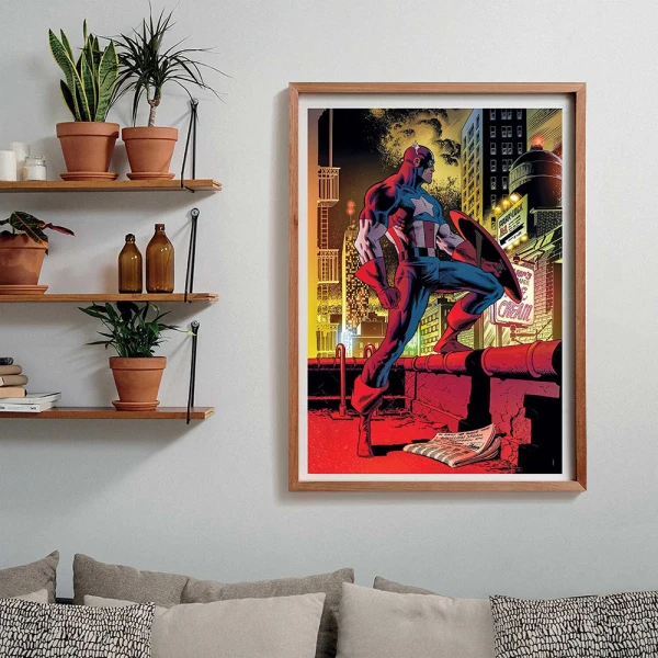 CLEMENTONI ΠΑΖΛ H.Q. MARVEL CAPTAIN AMERICA 1000 τεμ.