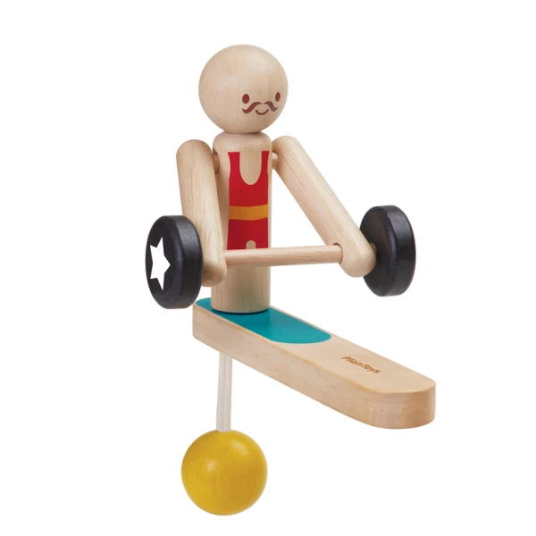 PLAN TOYS ΞΥΛΙΝΟ ΠΑΙΧΝΙΔΙ ΑΚΡΟΒΑΤΗΣ ΑΡΣΙΒΑΡΙΣΤΑΣ