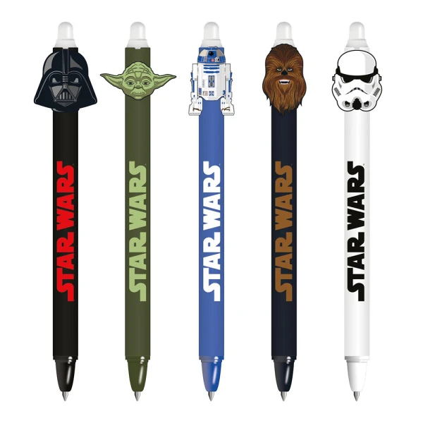 ERASABLE GEL PEN STAR WARS - 5 DESIGNS