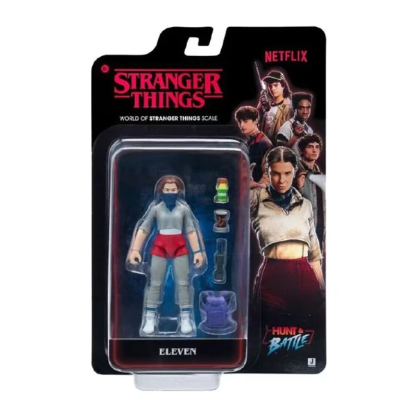 STRANGER THINGS 10cm ARTICULATED FIGURE WITH ACCESSORIES - 2 DESIGNS