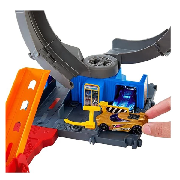 HOT WHEELS CITY TRACKS WITH BEASTS - BAT LOOP ATTACK