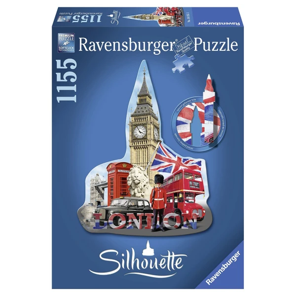 RAVENSBURGER PUZZLE SILHOUETTE 1155 BIG BEN