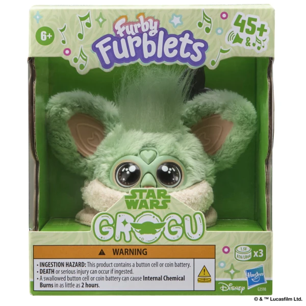 MINI ELECTRONIC PLUSH FURBY FURBLETS SPIRIT GROGU