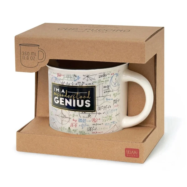LEGAMI PORCELAIN MUG CUP-PUCCINO 350ml - GENIUS