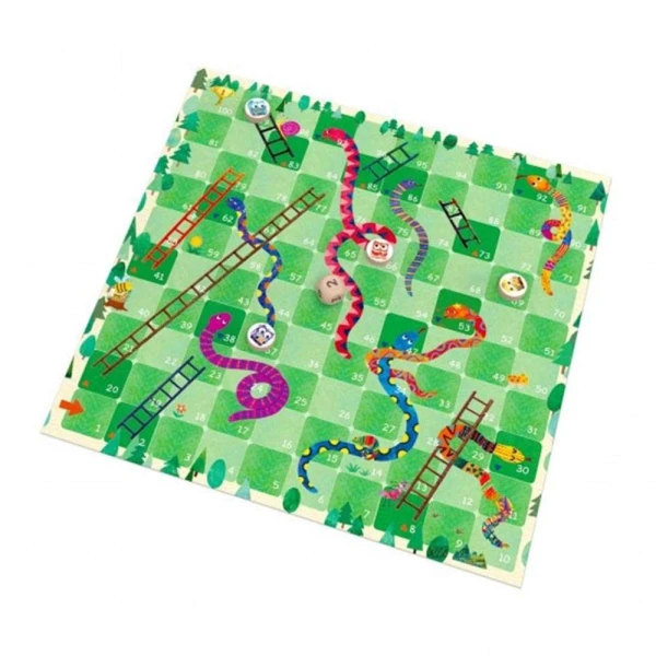 MIER EDU ΕΠΙΤΡΑΠΕΖΙΟ ΠΑΙΖΩ ΤΑΞΙΔΕΥΟΝΤΑΣ SNAKES AND LADDERS