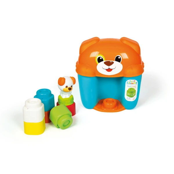 CLEMMY SOFT BUCKET PUPPY 6 BRICKS 
