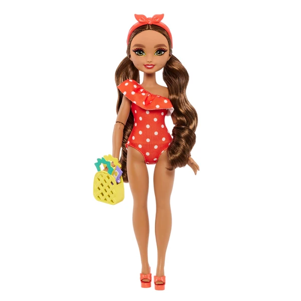 BARBIE DREAM BESTIES IMPULSE DOLL WITH POLKA DOTS RED SWIMSUIT