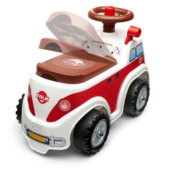 BABY FALK VINTAGE MINIVAN RIDE-ON WITH OPENING SEAT