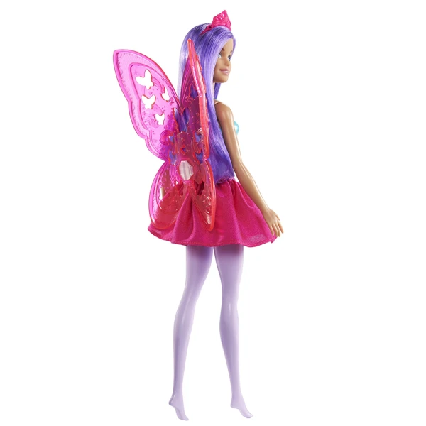 ΚΟΥΚΛΑ BARBIE ΝΕΡΑΪΔΑ ΜΠΑΛΑΡΙΝΑ ΜΩΒ ΜΑΛΛΙΑ