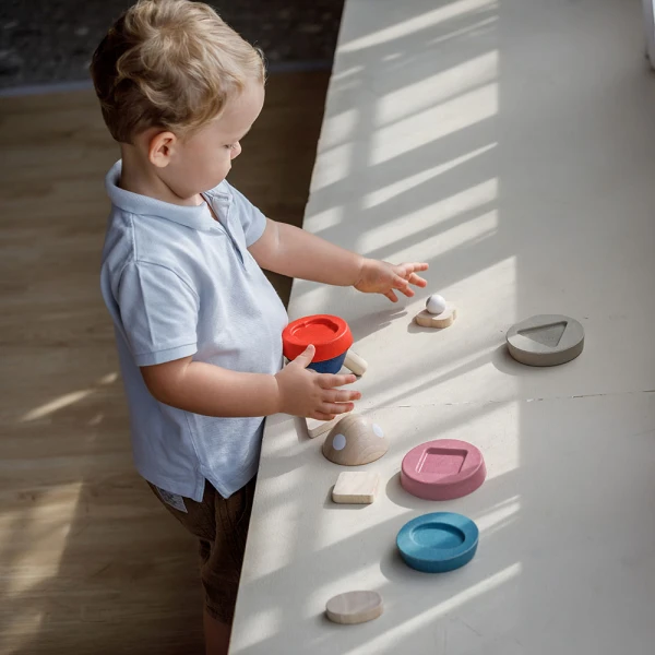 PLAN TOYS WOODEN SORTING ROCKET