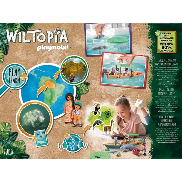 PLAYMOBIL WILTOPIA ΕΚΔΡΟΜΗ ΜΕ ΠΟΤΑΜΟΠΛΟΙΟ ΣΤΟΝ ΑΜΑΖΟΝΙΟ