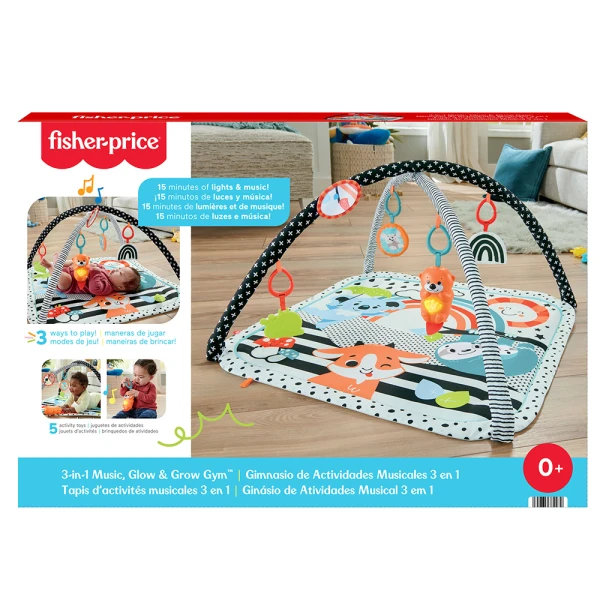 FISHER PRICE 3-IN-1 MUSICAL ACTIVITY GYM