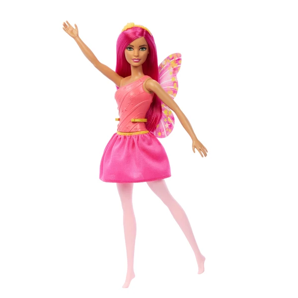 BARBIE ΚΟΥΚΛΑ ΝΕΡΑΪΔΑ ΜΠΑΛΑΡΙΝΑ ΡΟΖ ΦΤΕΡΑ