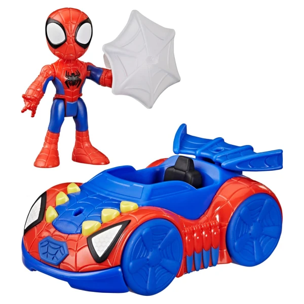 SPIDEY AND HIS AMAZING FRIENDS SPIDEY WEB CRAWLER VEHICLE AND FIGURE