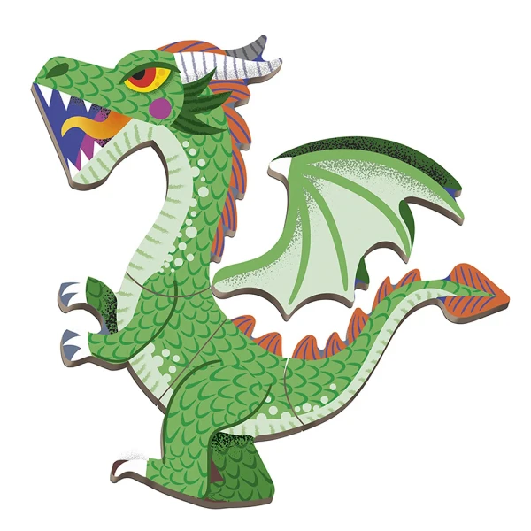 JANOD MAGNETIC GAME BOOK DRAGONS FOR AGES 3+