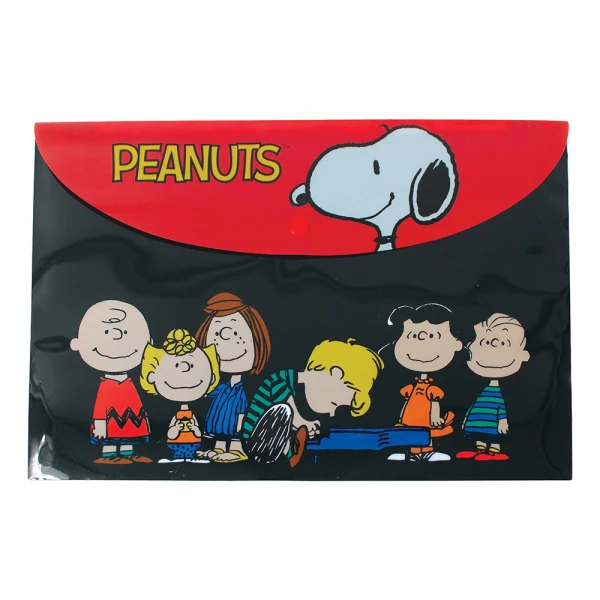 BACK ME UP FOLDER A4 WITH BUTTON PEANUTS