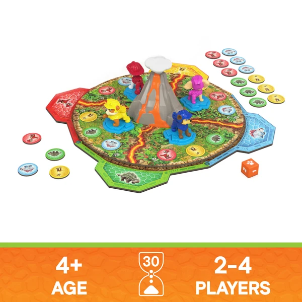PAW PATROL DINO MOVIE BOARD GAME HELP THE PUPS RESCUE THE DINOS