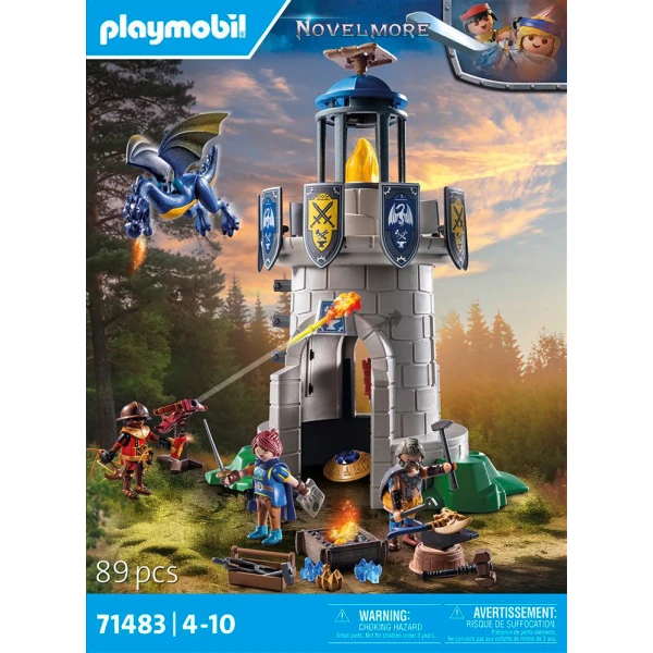 PLAYMOBIL NOVELMORE ΠΥΡΓΟΣ ΙΠΠΟΤΩΝ ΜΕ ΔΡΑΚΟ ΚΑΙ ΣΙΔΗΡΟΥΡΓΟ