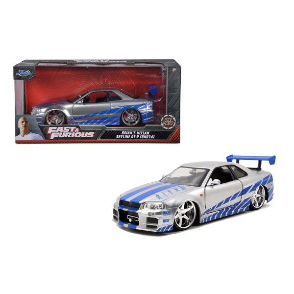 JADA FAST & FURIOUS 2002 NISSAN SKYLINE 1:24 