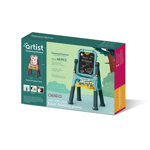 MAGNETIC BOARD 2 SIDED 110 cm. GREEN
