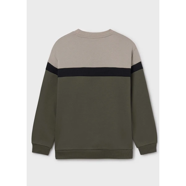 MAYORAL SWEATSHIRT BLOCKING OLIVE 