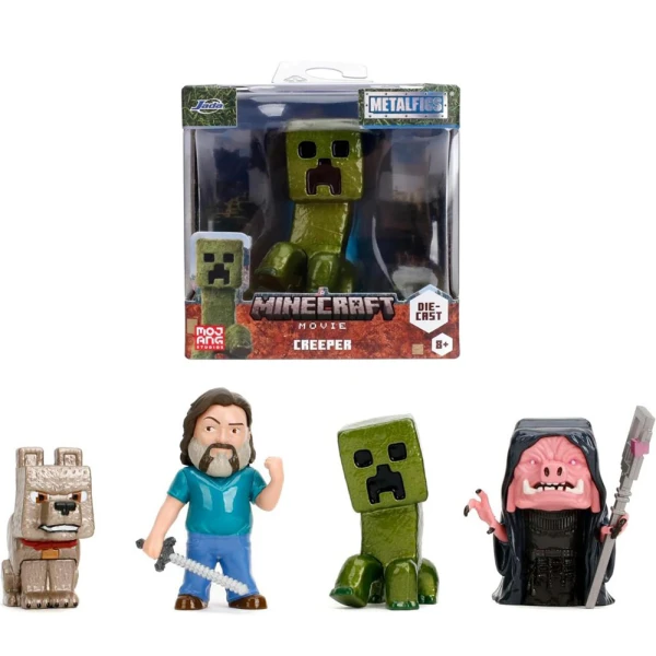 JADA MINECRAFT MOVIE FIGURES 6 cm - 4 DESIGNS