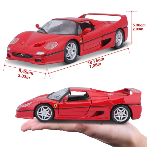BBURAGO 1:24 FERRARI F50 RED