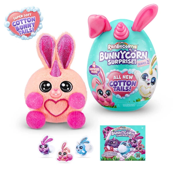 ΑΥΓΟ RAINBOCORNS BUNNYCORNS SERIES 2 - 6 ΣΧΕΔΙΑ