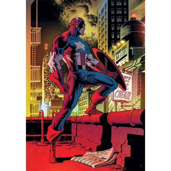 CLEMENTONI ΠΑΖΛ H.Q. MARVEL CAPTAIN AMERICA 1000 τεμ.