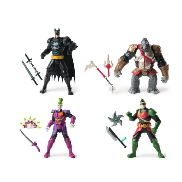 BATMAN NINJA STRIKE FIGURES WITH BATTLE MOVEMENT 15 cm - 4 DESIGNS
