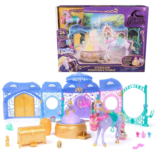UNICORN ACADEMY STABLE PLAYSET