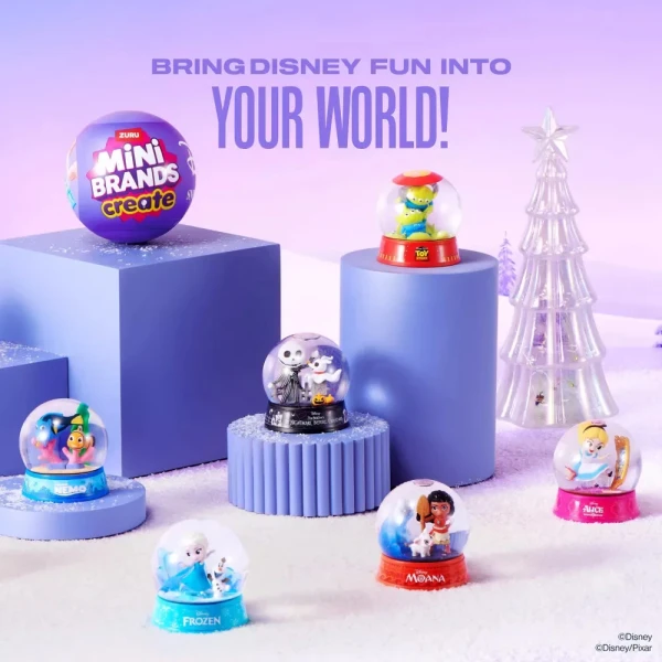 ZURU SERIES 1 ΣΥΛΛΕΚΤΙΚΟ MINI BRANDS SNOW GLOBES DISNEY ΕΚΠΛΗΞΗ
