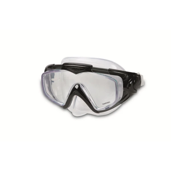 INTEX MARINE MASK MEDIUM SILICONE AQUA PRO MASKS - BLACK