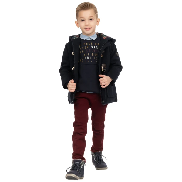 ENERGIERS BEBE BOY BLOUSE NAVY BLUE