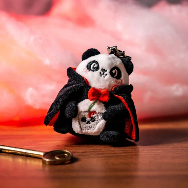 LEGAMI SUPER SOFT PLUSH KEY RING HALLOWEEN PANDA