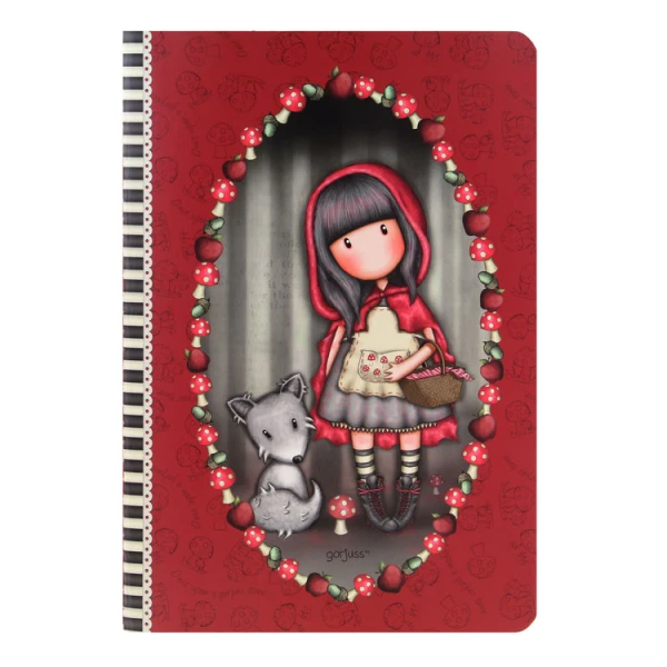 GORJUSS ΣΗΜΕΙΩΜΑΤΑΡΙΟ A5 ΜΕ PVC ΕΞΩΦΥΛΛΟ LITTLE RED RIDING HOOD