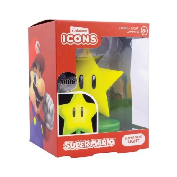PALADONE ΦΩΤΙΣΤΙΚΟ ICONS SUPER MARIO - SUPER STAR LIGHT PP6361NN