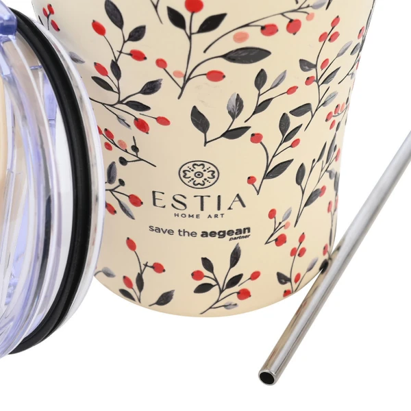 ESTIA HOME ART ΚΟΥΠΑ ΚΑΦΕ 350ml - BLOOM BEIGE