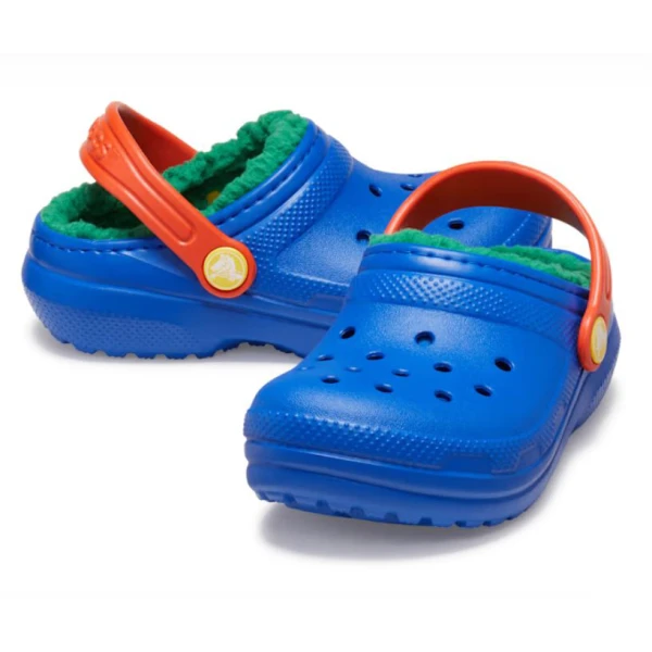 CROCS CLASSIC LINED CLOG K BLUE BOLT/MULTI