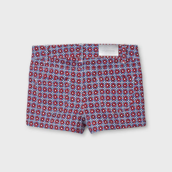 MAYORAL SHORT PANTS STAMPED RED
