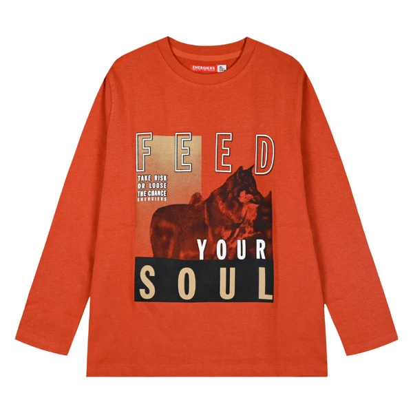 ENERGIERS BOY\'S  BLOUSE RED PEPPER