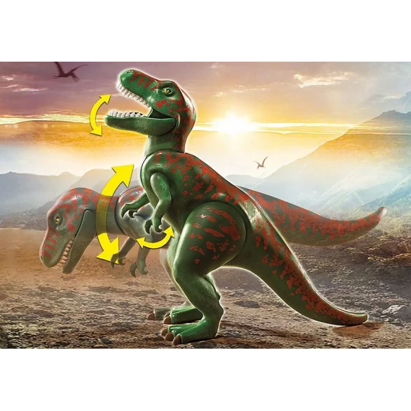 PLAYMOBIL DINOS ΕΞΕΡΕΥΝΗΤΗΣ ΜΕ ΓΟΥΡΟΥΝΑ ΚΑΙ T-REX