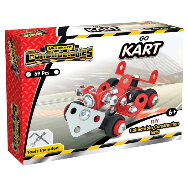 CONSTRUCT IT DIY MINI GO KART RED 69 pcs