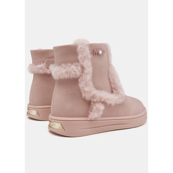 MAYORAL BOOTS FUR DETAILS PINK