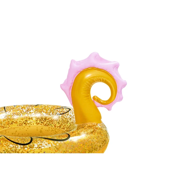 BESTWAY INFLATABLE SWIM RING GLITTER SEAHORSE