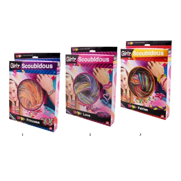 GIRLZ SCOUBIDOUS CONSTRUCTION SET FOR AGES 6+